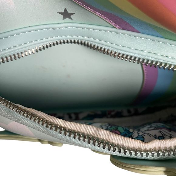 Loungefly My Little Pony Starshine Rainbow Mini Backpack Pegasus Pale blue green - Picture 14 of 14